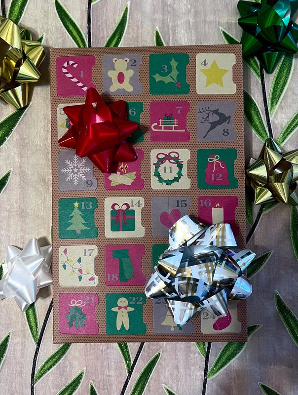 Advent Calendar with 3D Printed Mini Animals for Christmas - Perfect for Kids