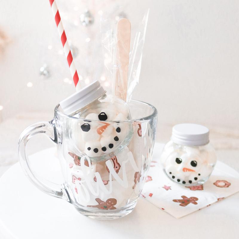 Snowman Jar Favors (set of 6)