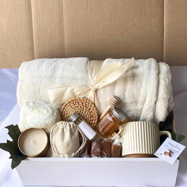 Cozy Hygge Gift Box | Thoughtful Gift Set for Her | Mother’s Day, Miss You, or Sending a Hug