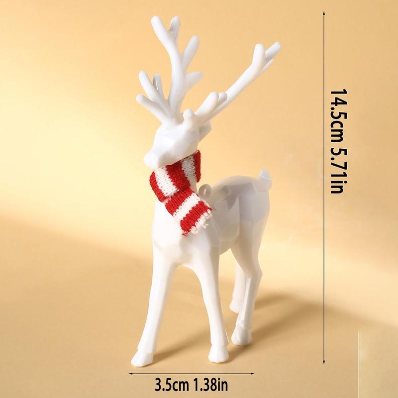 Reindeer Design Decoration, 2 Counts set Creative Desktop Decoration, Festive & Party Supplies for Home Living Room Bedroom Dining Room