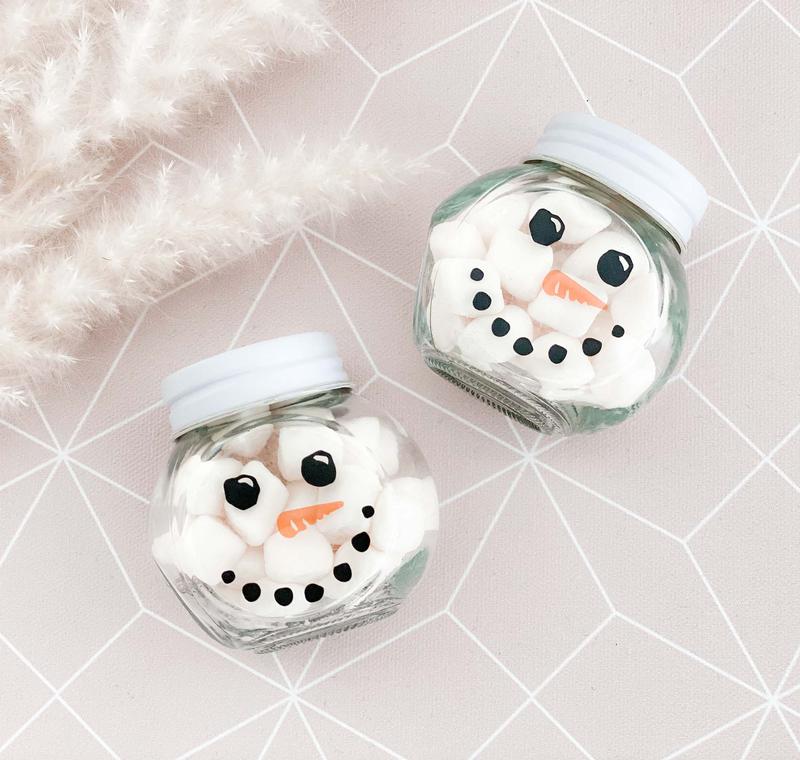 Snowman Jar Favors (set of 6)