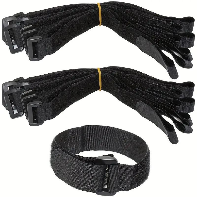 Reusable Fastening Cable Straps, 50pcs Hook & Loop Cable Tie Down Straps, Multipurpose Cable Management Ties for Home Office