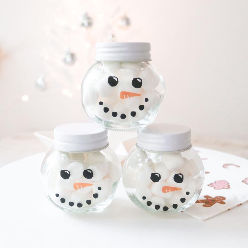 Snowman Jar Favors (set of 6)