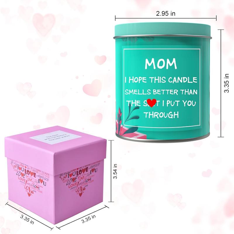 Mothers Day Gifts from Daughter Son Mom Scented Candles Funny Gifts Ideas for Mom Mothers Day Christmas Birthday Unique Gifts for Mama 9oz