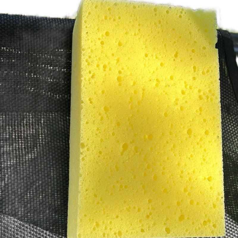 Large Yellow Car Wash Sponge for Efficient Surface Cleaning - Tool, Kitchen