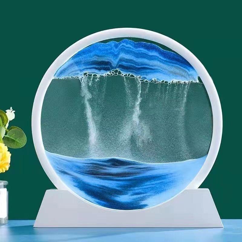 Creative Sand Art Ornament, 1 Count Desktop Decoration Art, Desktop Decoration Art for Home Office