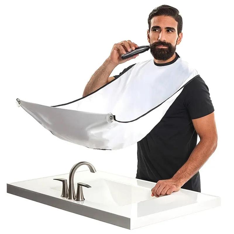 Portable Shaving Cloak, Waterproof Barber Apron With Suction Cup, Barber Tool For Home & Salon