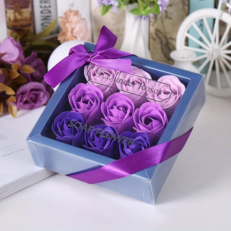 Artificial Rose Gift Box, 1 Count Creative Soap Flower Gift Box, Decorative Flower Gift Box for Wedding, Party, Home Decor