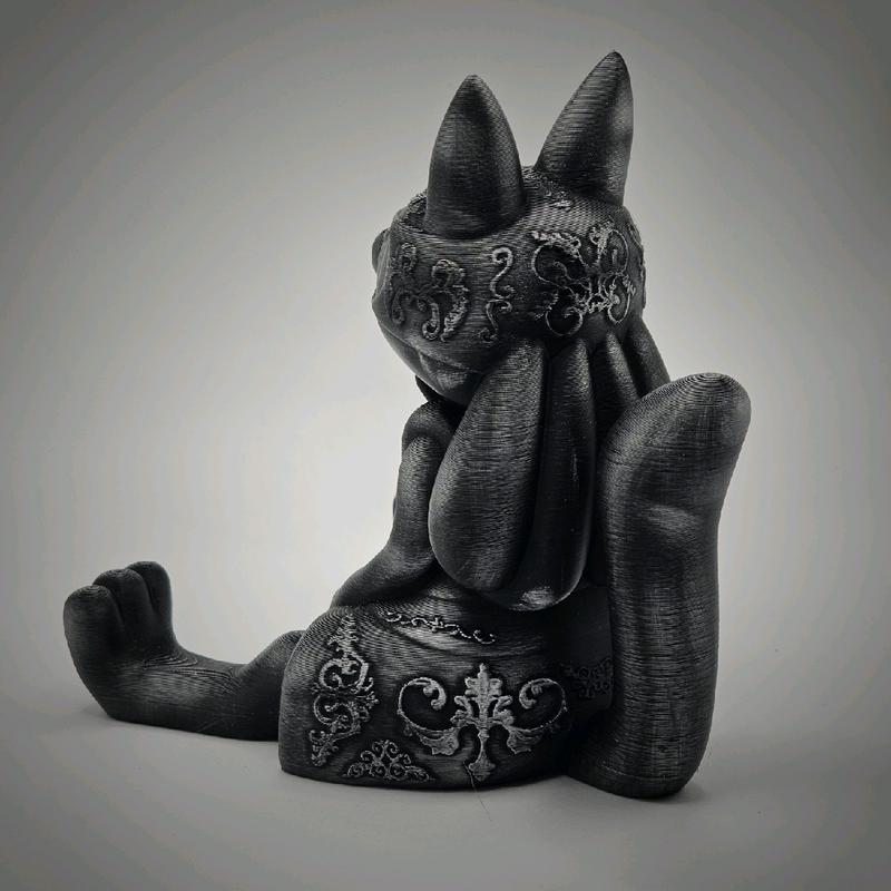 Lucario 3d Printed Pokemon Statue