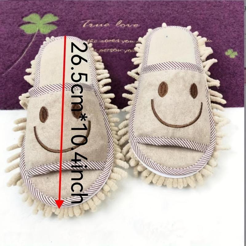 Floor Cleaning Slippers, 1 Pair Floor Sweeping Silent Slippers, Dust Removal Slippers, Cleaning Supplies, Cleaning Tool, Home Accessories