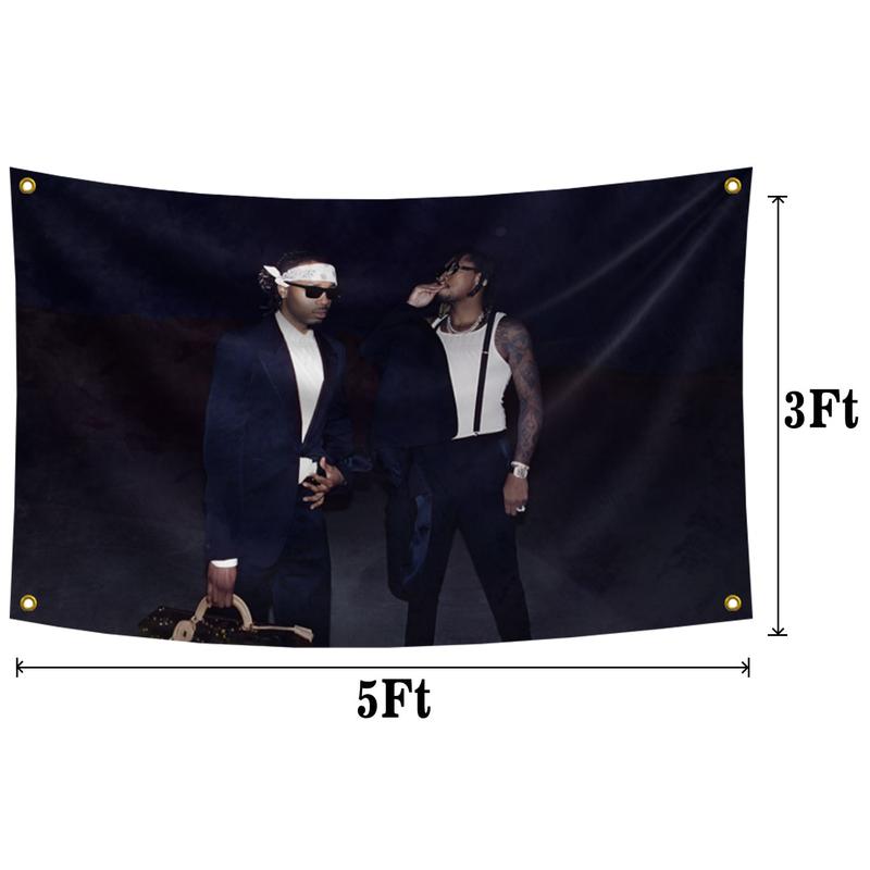 F&M We Don’t Trust You rapper Flag 3x5 Ft Tapestry Decor