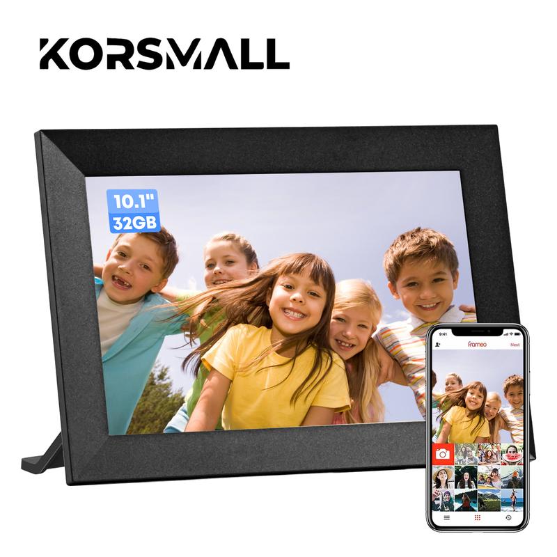 10.1 Inch Digital Photo Frame Black with 32G Memory Slideshow Family Memories Frame B-Day Gift Ideas