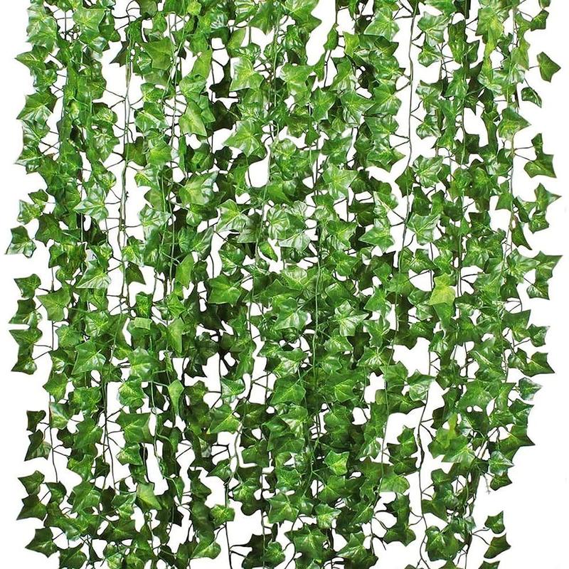 Spring Decor Artificial Ivy Vine, 12 24 36 Pcs Fake Leaf Vine for Room Decor, Aesthetic Ivy Vines for Home Decor