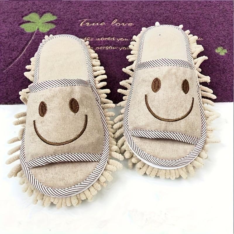 Floor Cleaning Slippers, 1 Pair Floor Sweeping Silent Slippers, Dust Removal Slippers, Cleaning Supplies, Cleaning Tool, Home Accessories