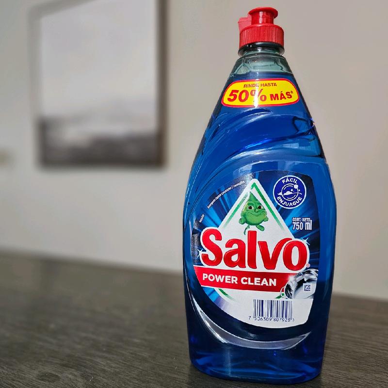 Salvo Power Clean Dish Soap (Mexican) 750ml