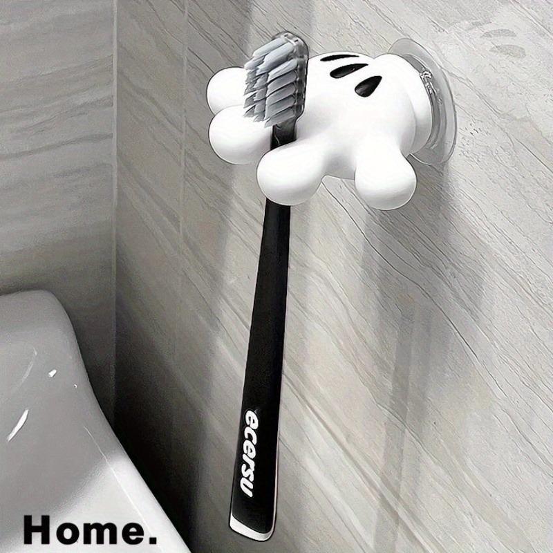 Wall Mounted Towel & Toothbrush Rack, Cute Palm Design Toothbrush Holder, Easy To Install Toothbrush Holder, Space-saving Storage Solution for Bathroom