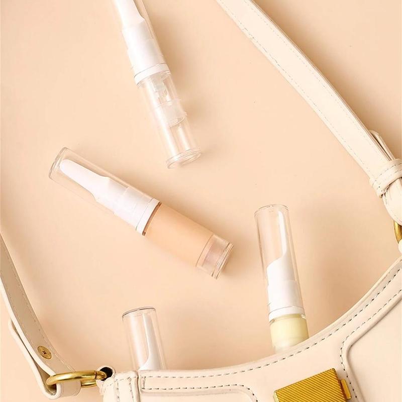 3pcs Mini Portable Travel Lotion Dispenser with Lid, Press Type Plastic Lotion Dispenser Bottle, Travel Lotion Pump Bottle for Women Girls