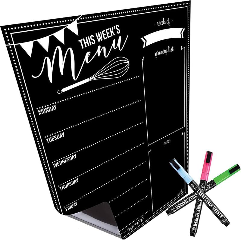 Magnetic Meal Planner for Refrigerator 16