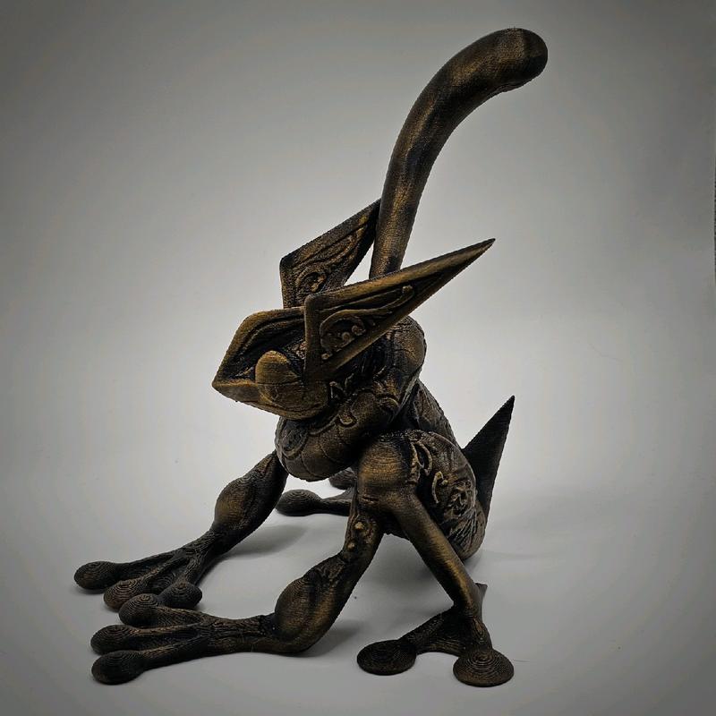 Greninja 3d Printed Pokemon Statue