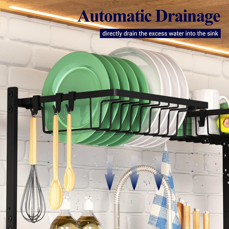 Over The Sink Dish Drying Rack - 26.8