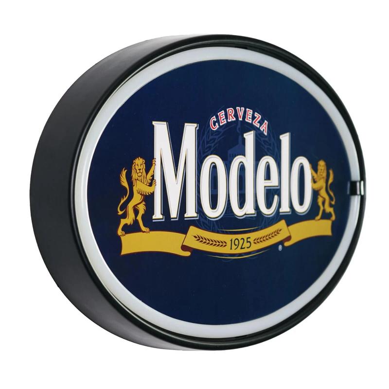 Modelo Cerveza Oval Shaped Light Rope Sign Wall Decor For Home Garage Game Room Man Cave