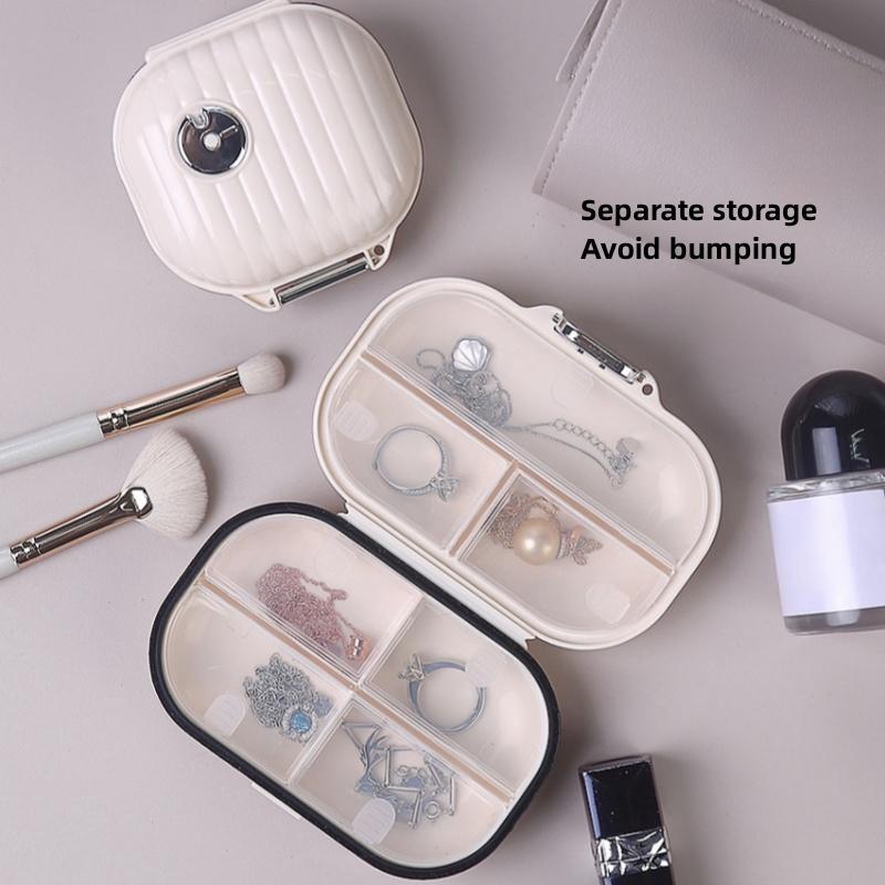 Portable Pill Case, 1 Count Square Pill Storage Box with Lid, Dustproof Pill Organizer for Pill, Medicine, Vitamin