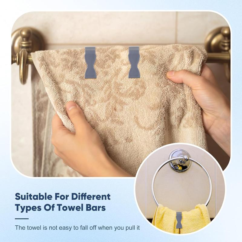 6 Pcs Towel Clip for Kitchen Hand Towel Clips for Kitchen Oven Dishwasher Stove Bathroom Towel Rack Clothing Towel for Fixing Towels