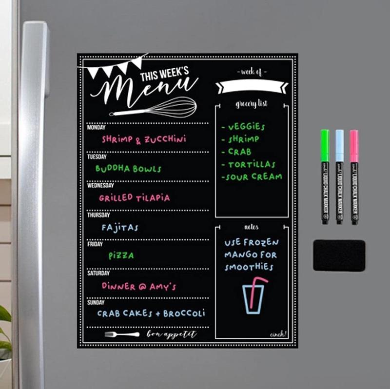 Magnetic Meal Planner for Refrigerator 16