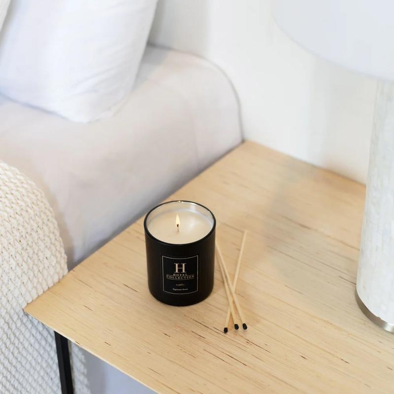 Hotel Collection Dream On Scented Candle | Infused with Essential Oils of White Tea, Cedar and Aloe Vera | 90-Hour Burn Time, Soy Candle 14 oz.