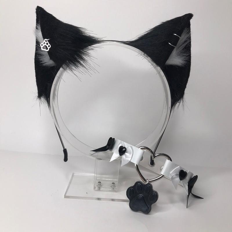 black Ear necklace Halloween costume