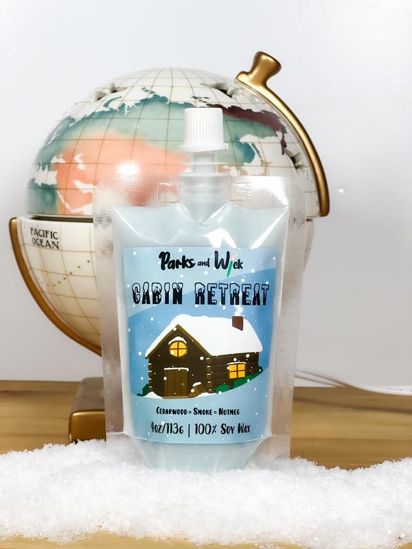 Winter Wonderland Collection Squeezable Soy Wax 8oz Pouch | Heavily Fragranced | Hand Poured