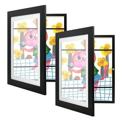 1PK Art Frame Front Opening Changeable Artwork Frames Great for Drawings Storage Frames Art Projects Schoolwork Crafts A4 Hanging Art, fit for Mother's Day gift