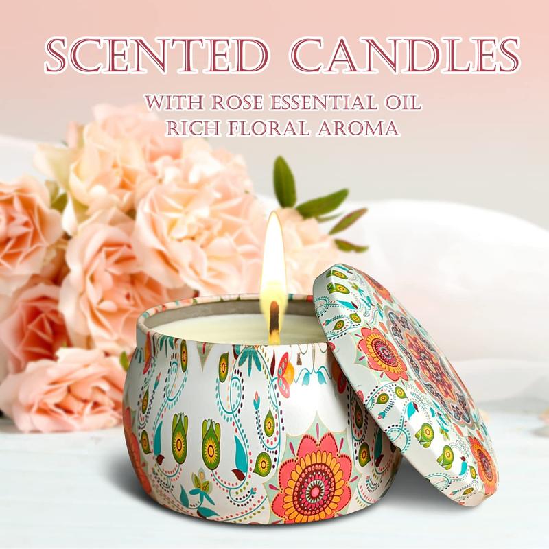 9 Scented Candles Gift Set For Women, Natural Soy Wax Candles with Fragrance, Aromatherapy Candles Set For Home Scented, Stress Relief, Gift For Christmas, Birthday And Mother's Day,