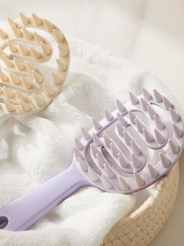 Long Handle Hair Scalp Massage Brush, Scalp Scrubber, Hair Brush for Deep Cleaning, Shower Massage Brush, Shampoo Brush, Bathroom Accessories, Household Hair Care Tool