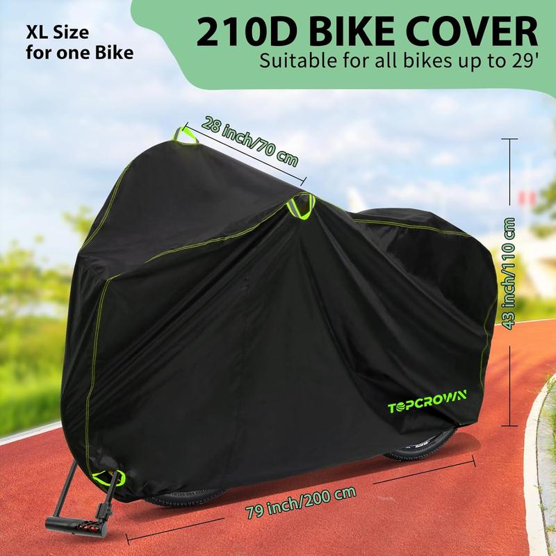 Bike Cover Waterproof Outdoor Storage for 1 Bike up to 29