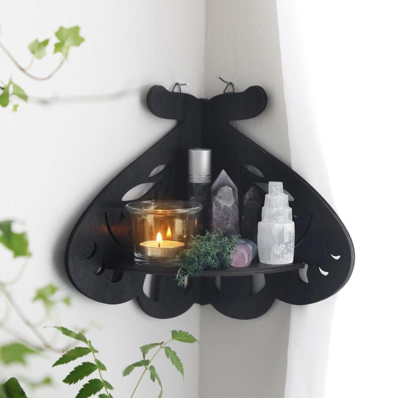 Room Decor Wooden Butterfly Design Wall Mounted Shelf, Creative Wall Hanging Storage Shelf, Wall Shelf for Home Decor, Fall Decor