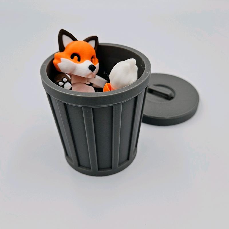 Trash Raccoon, Fox, Panda 3D Fidget - Collectible Figurine