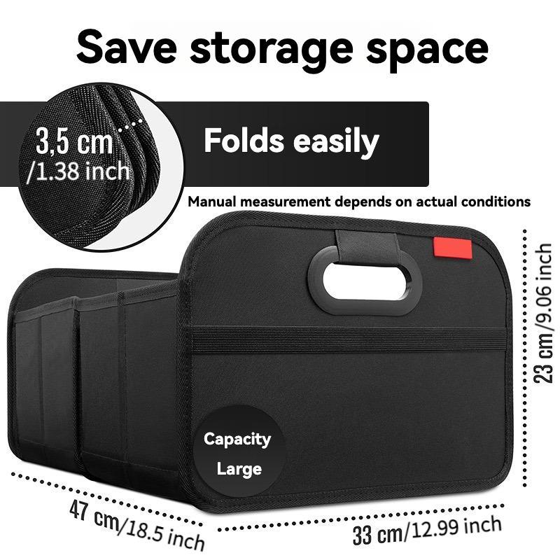 Foldable Storage Box, 1 Count Multi-purpose Clothes Storage Box with Handle, Large Capacity Storage Organizer for Home & Office & Car