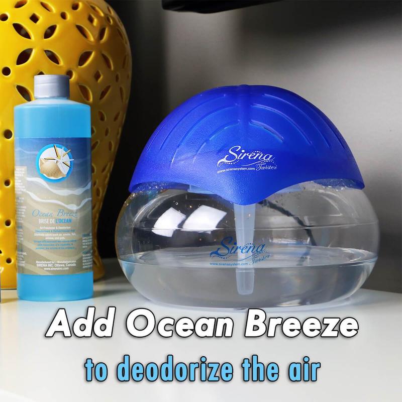 Sirena Twister (Black) + Sirena Fragrance Pack + Ocean Breeze Deodorizer (BUNDLE)