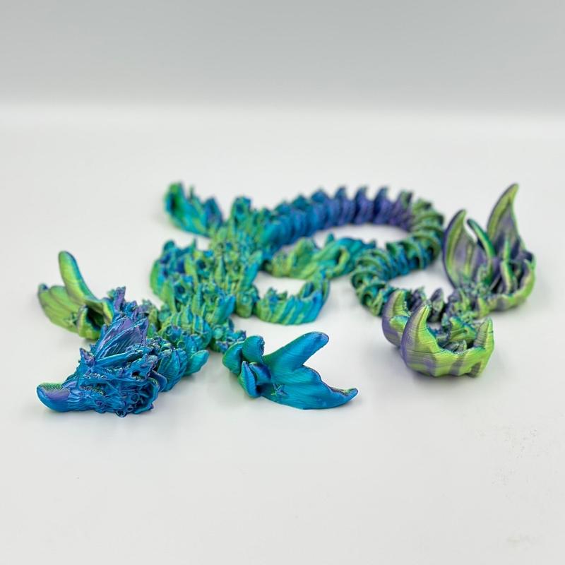 Mystery Color Large Dragon - 3D Printed