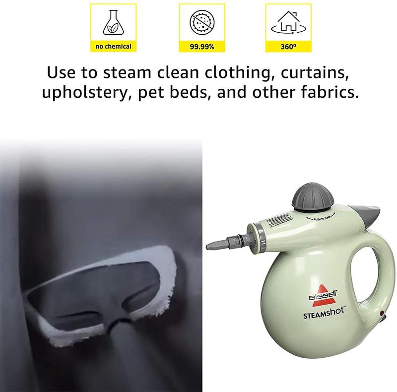 KEEPOW Universal Microfiber Cloths for Handheld Steam Cleaner, Compatible with Bissell Steam Shot With Washable Rags Cleaning