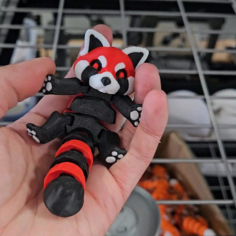 Trash Raccoon, Fox, Panda 3D Fidget - Collectible Figurine