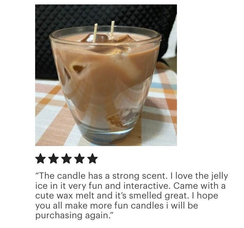 12 OZ Iced Coffee Candles | Latte Candles | Cappuccino Candles| Cafe Candles | Pumpkin Candle | Mothers Day Gift | Mom