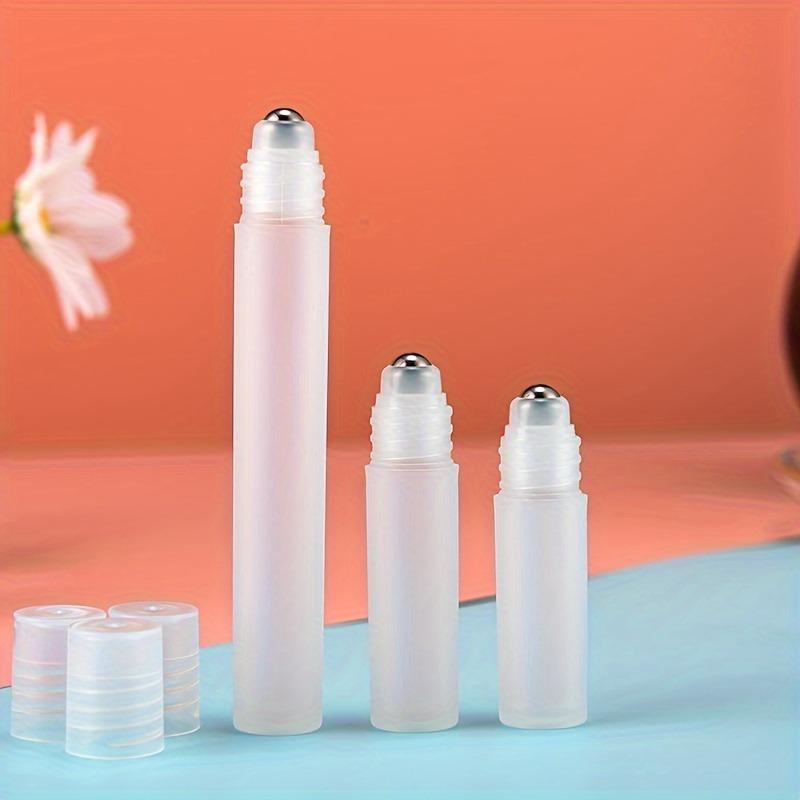 Refillable Essential Oil Roller Bottle, 10pcs set Clear Roller Ball Bottle, Storage Bottle for Travel and On-the-go Aromatherapy