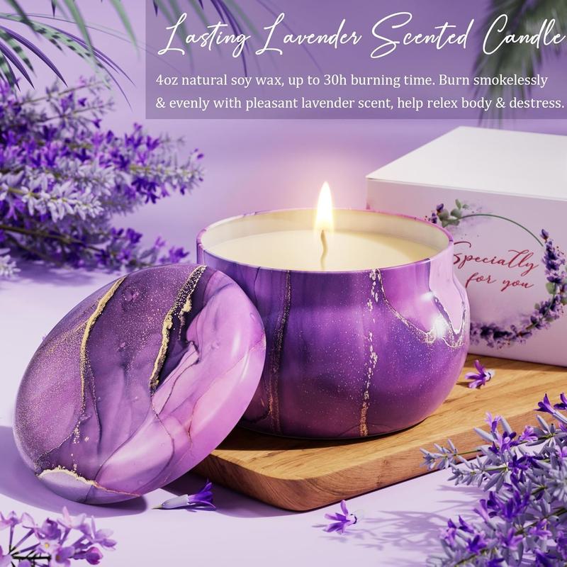 Birthday Gifts for Women Self Care Gifts Get Well Soon Gifts, Lavender Relaxing  Gifts Basket Care Package with Luxury Flannel Blanket,  Mothers Day Gifts Idea for Mom Her  Friends Sister