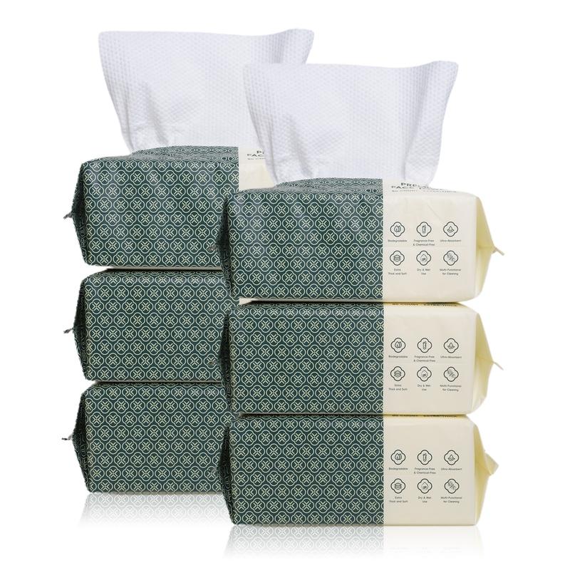 BlackFriday-Ecokiin Premium Disposable Face Towels Multi-Use Extra-Thick Super-Soft Eco-Friendly Biodegradable