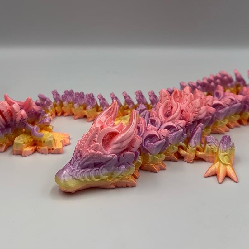 Mystery Color Large Dragon - 3D Printed