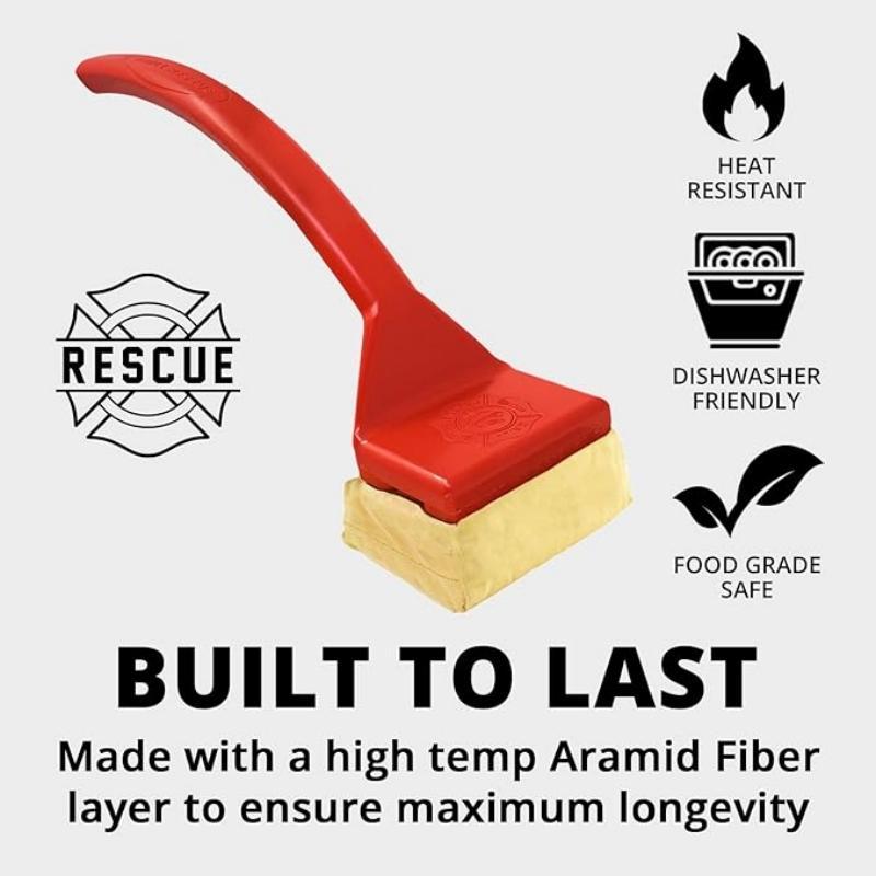 Barbecue Grill Cleaning Brush, 1 Count Durable and Unique Grill Cleaning Brush, Easy to Clean and Use on Charcoal, Gas, Porcelain, Ceramic Or Stainless Steel Grills