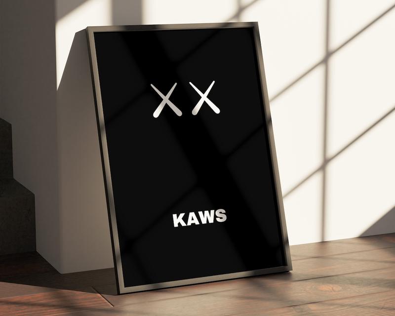 KAWS Poster Set of 3, Printables Minimalist Hypebeast Kaws Figure Poster, Kaws Poster Print, Kaws Wall Art, Graffiti Kaws,