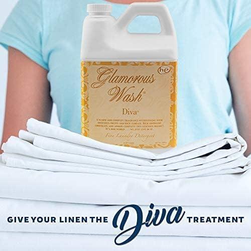 Tyler DIVA Glamorous Wash Laundry Detergent- 64 oz. - With Stain Remover Pen - DIVA Wash Liquid Detergent Designed for  Fabrics - Hand and Machine Washable